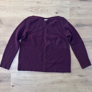 MADEWELL - WOOL PURPLE SWEATER - SIZE SMALL